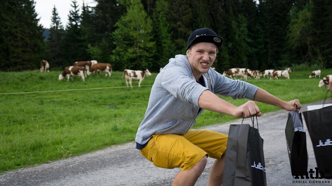 Jakob beim Lastminute-Training.