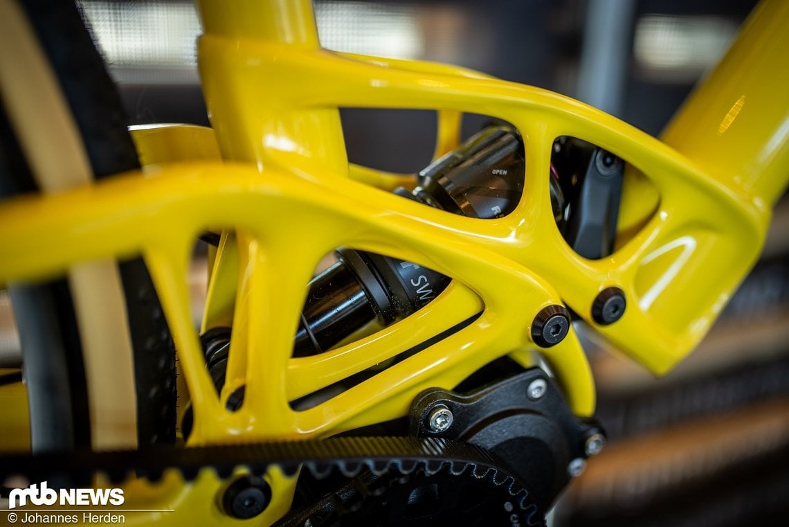 Viel am Bike kommt aus dem 3D-Drucker …