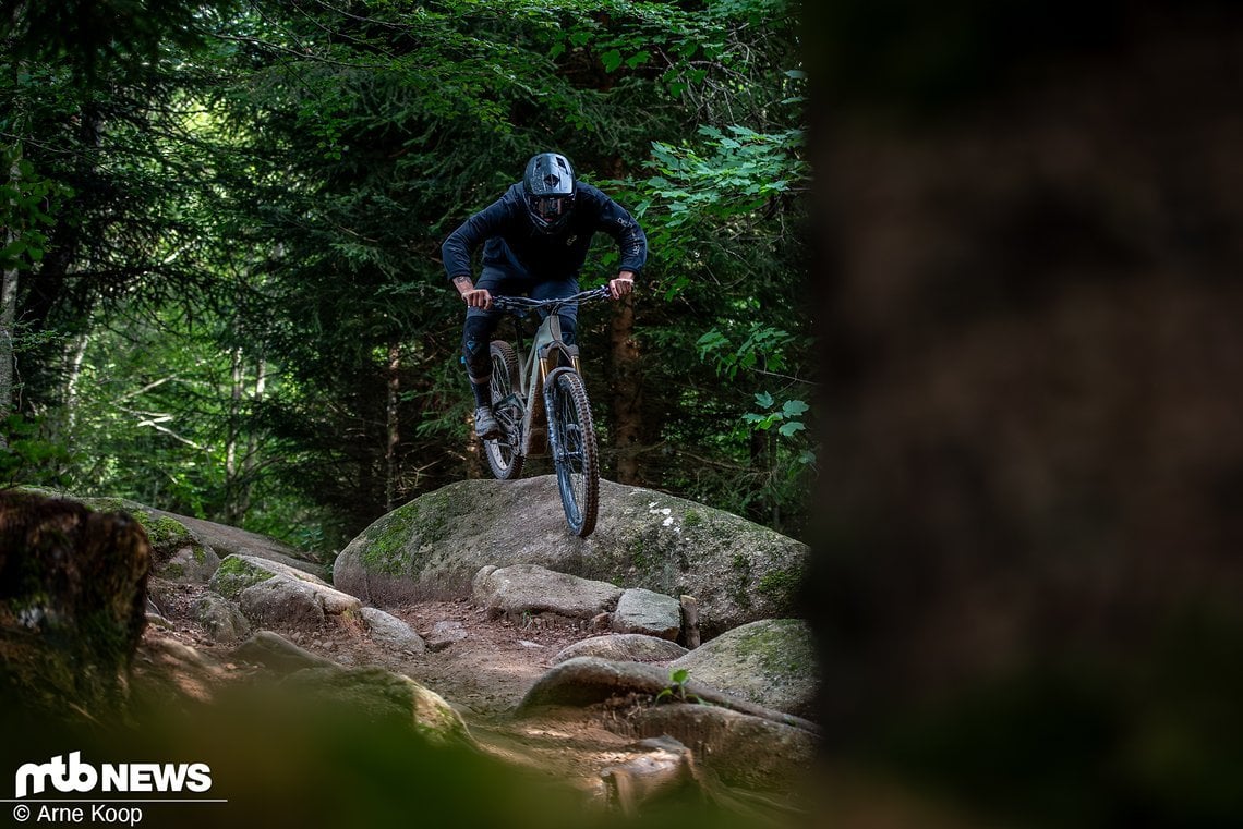 Beide Reifen wurden zwei Tage im Bikepark Lac Blanc getestet