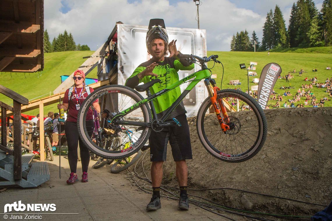 Ist es Magie? Matt Walker und sein neues Cube Hardtail
