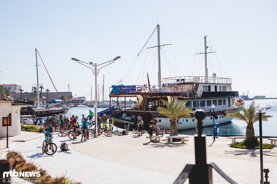 Im Hafen auf der Datça-Halbinsel.