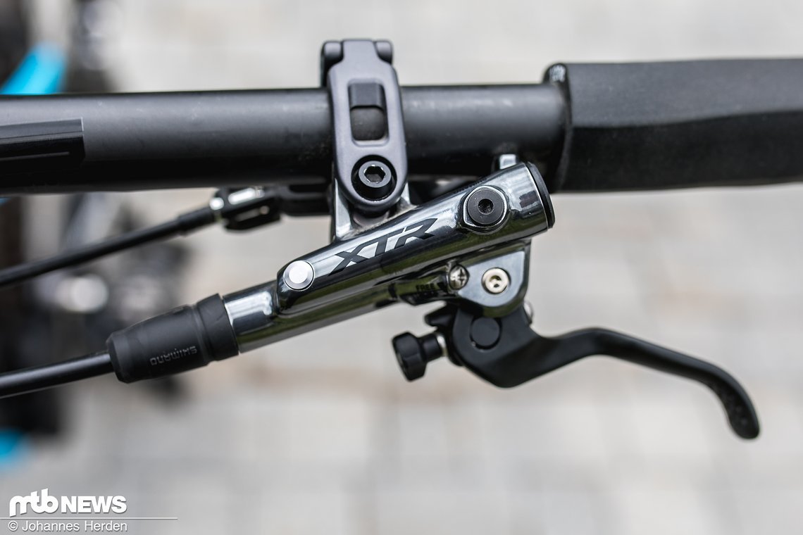 Die Griffweite der neuen Shimano XTR M9120 ist werkzeuglos einstellbar