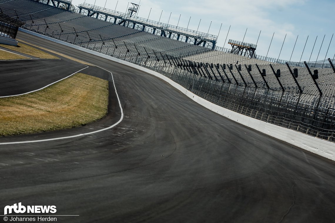 Auf dem Indianapolis Motor Speedway