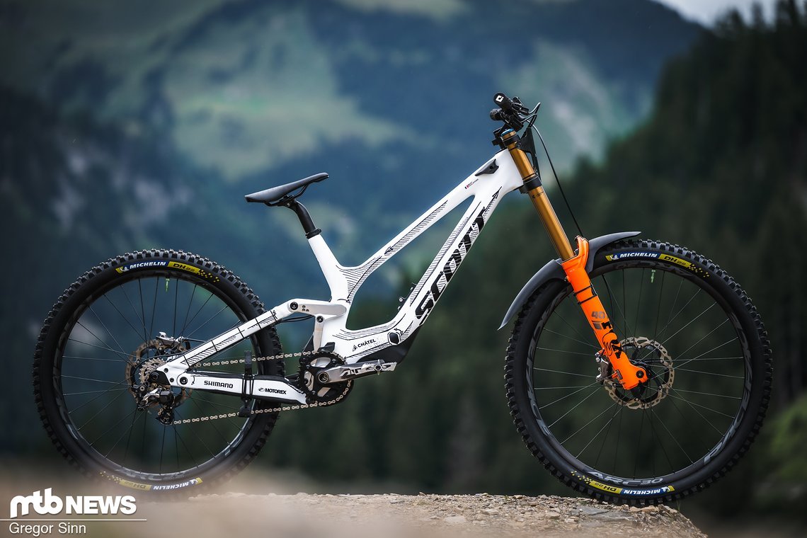 Benoit Coulanges fährt das neue Scott Gambler in Größe XL