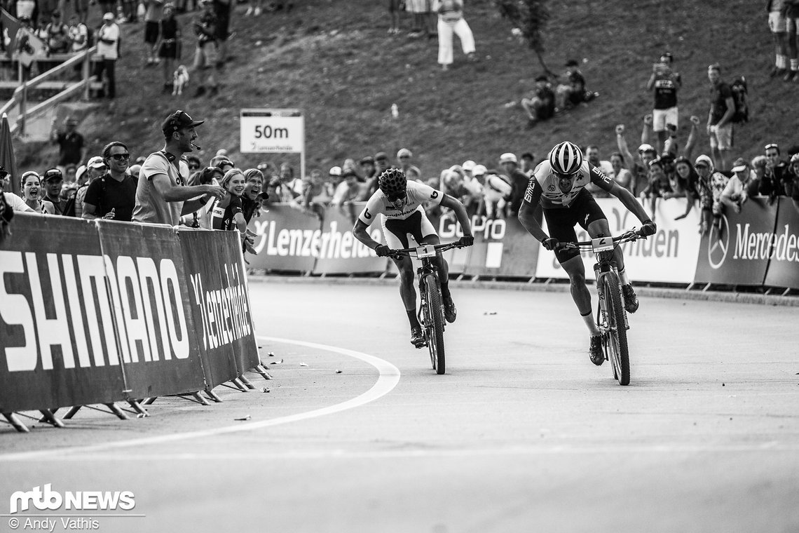Das packende Duell der beiden bestimmenden Fahrer der männlichen U23-Klasse in diesem Jahr