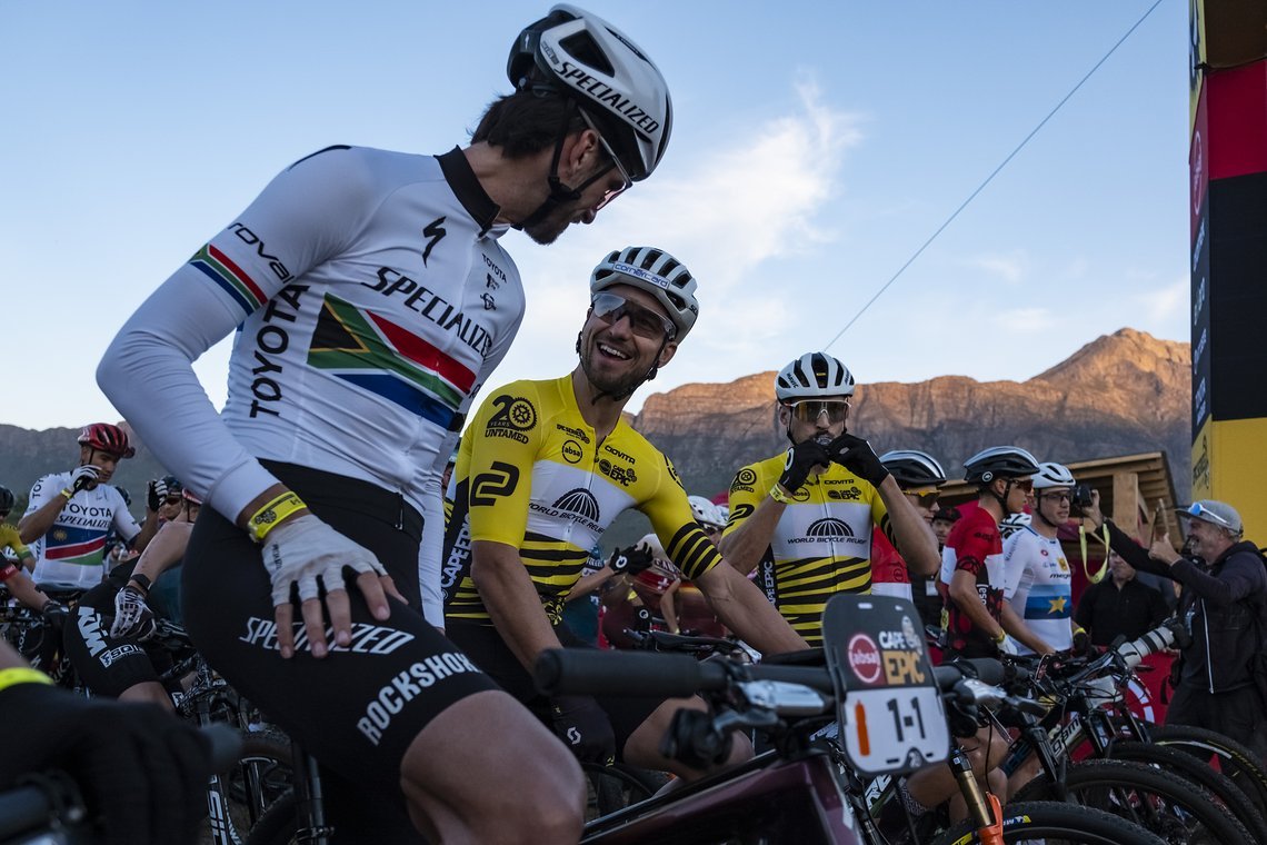 Fachsimpeln unter Cape Epic-Siegern