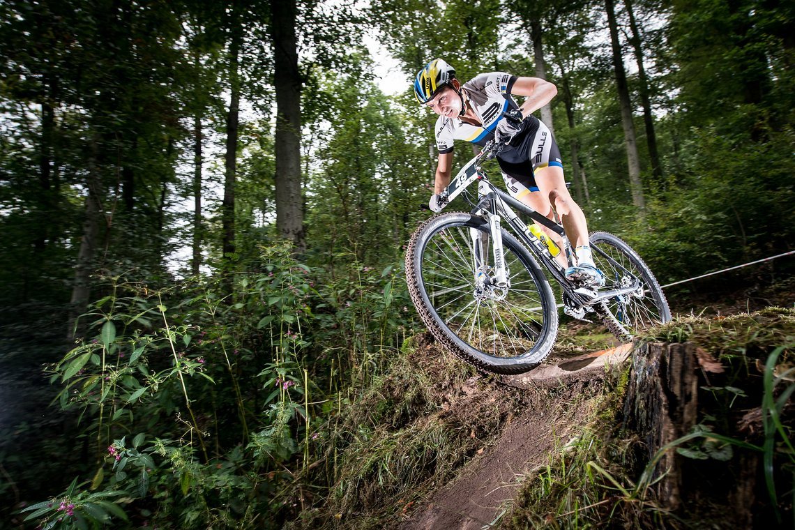 Simon Stiebjahn überzeugte in Frankreich auf Platz 8.