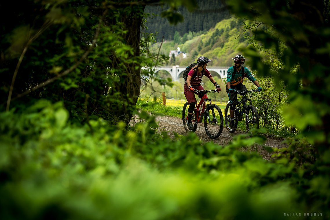 Abseits des Bikeparks kommen eher die Tourenfahrer auf ihre Kosten