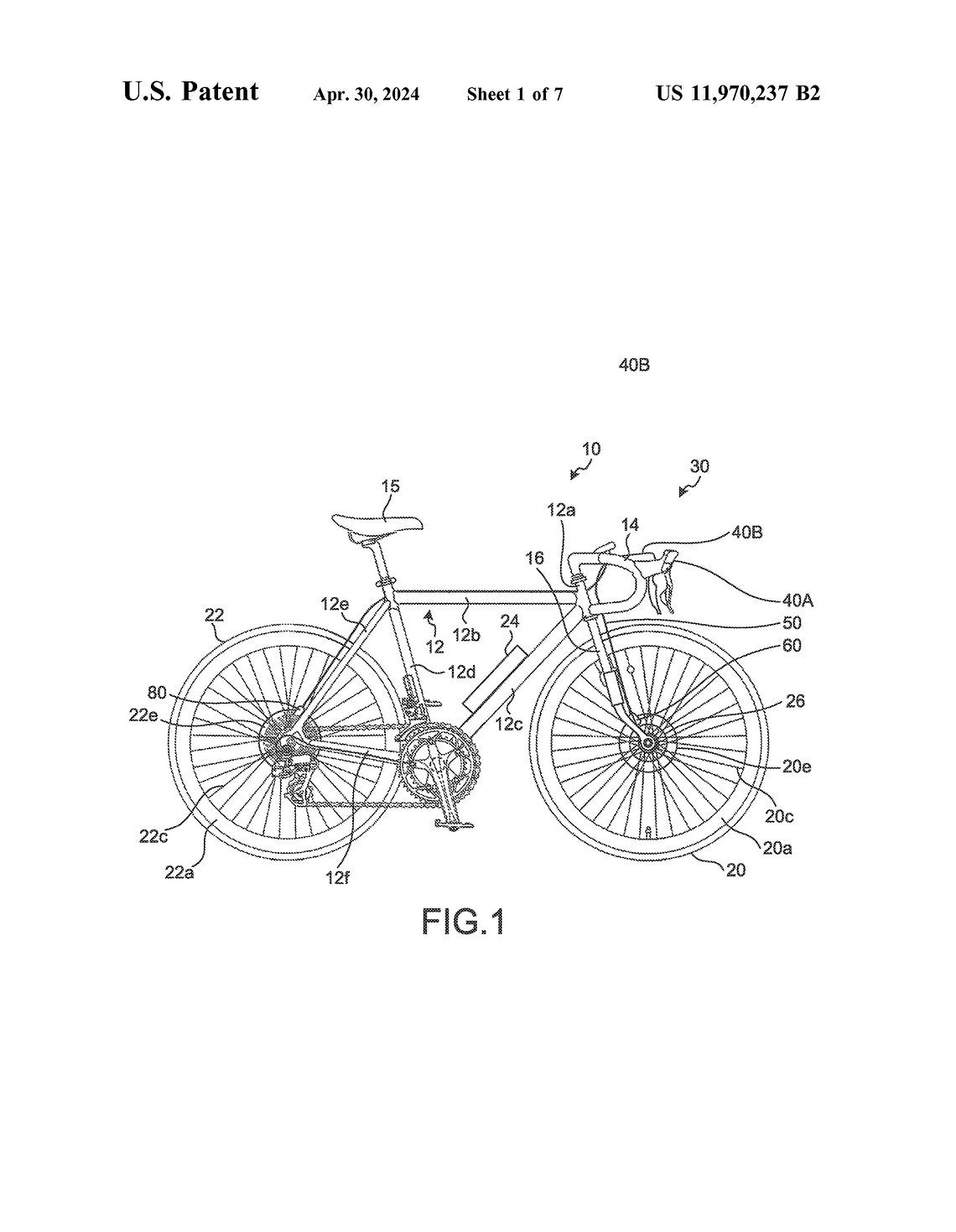 Shimano Patent 11,970,237 – es geht, wie immer, um Fahrräder: Diesmal hat sich die Erfinderwerkstatt des japanischen Konzerns Konzepte für elektrische Fahrradbremsen schützen lassen.