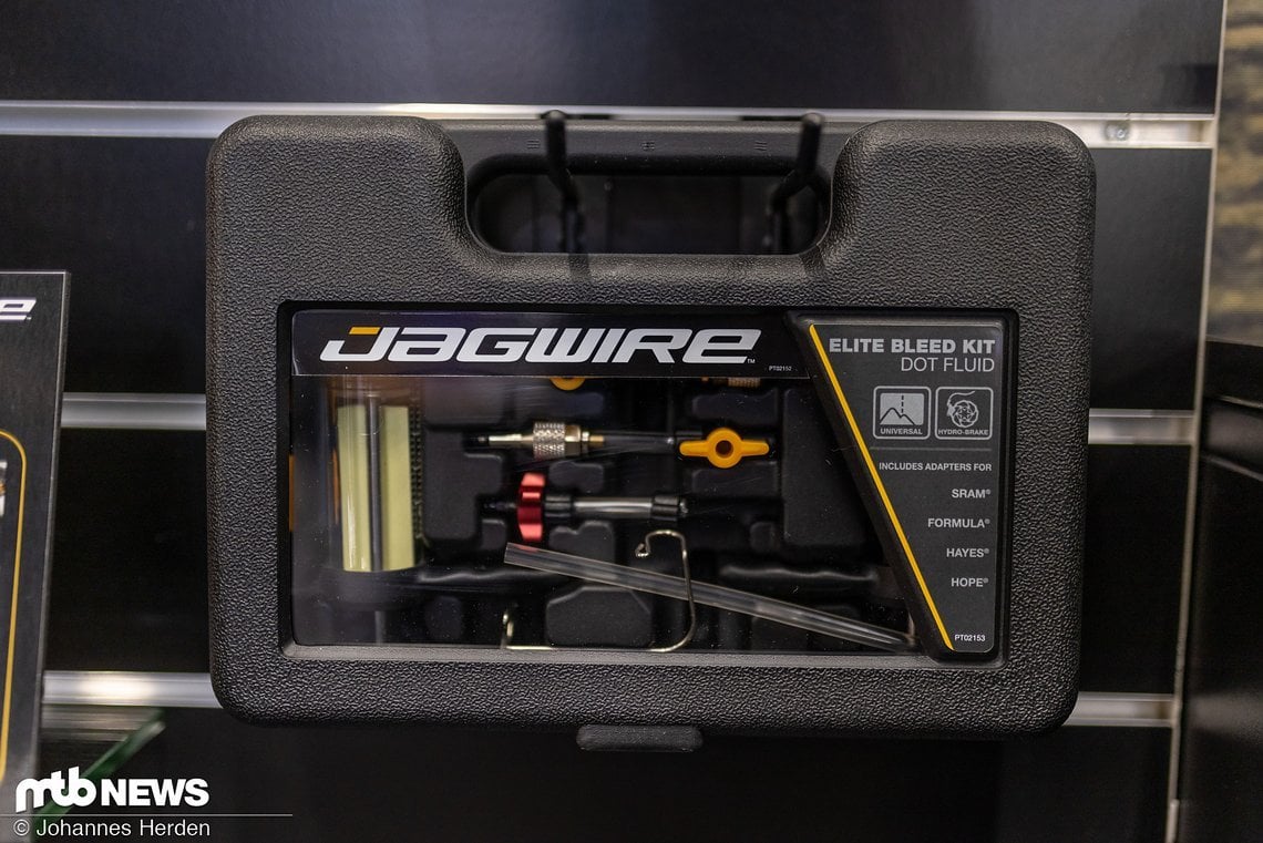 Das Jagwire Elite Bleed Kit will mit einer hohen Qualität und ausgezeichneter Haltbarkeit überzeugen