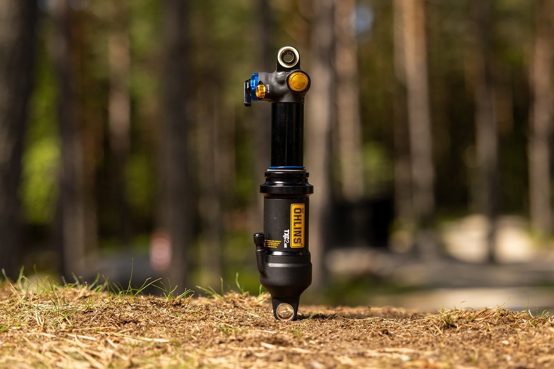 Auch fürs Heck hat Öhlins ab sofort das passende XC-Fahrwerk parat.