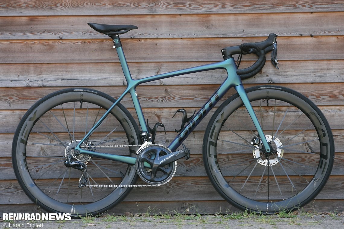 Das Giant TCR SL ist aktuell das private Rennrad in meiner nicht vorhandenen Garage