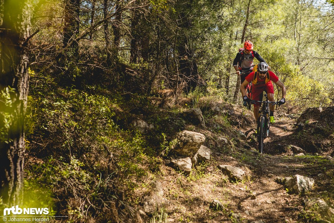 Trailtechnisch ist heute, das wurde uns schon präventiv mitgeteilt, wenig zu holen. Der Tag auf Datça ist vielmehr organisatorischer Natur und in den normalen Inselhüpfen-Touren nicht enthalten