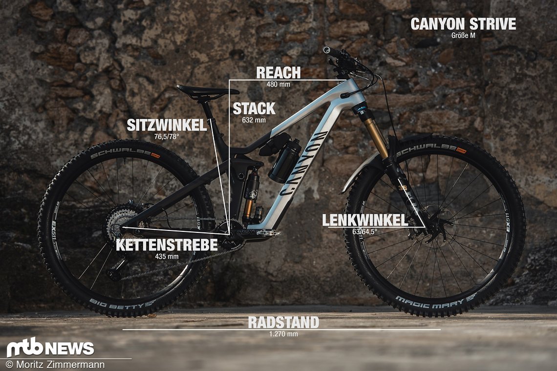 Canyon-Strive-Geometrie