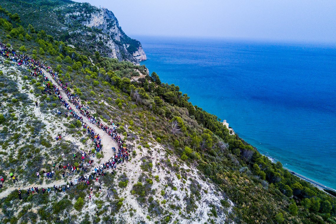 Zuschauermengen in Finale Ligure
