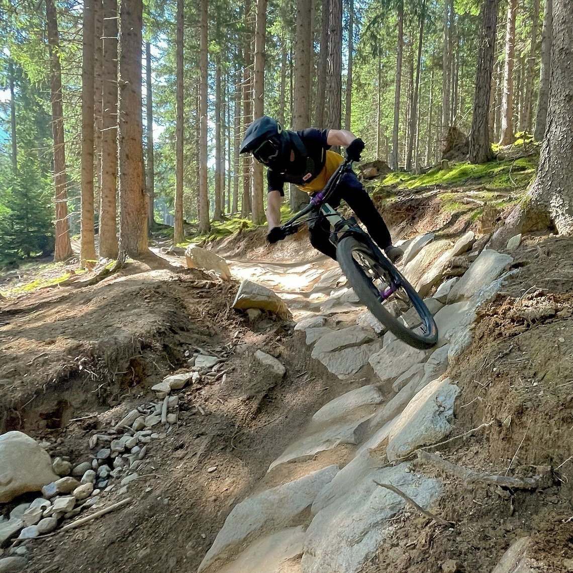 ... oder auch Bikepark-Einsätze, das Privateer macht alles mit