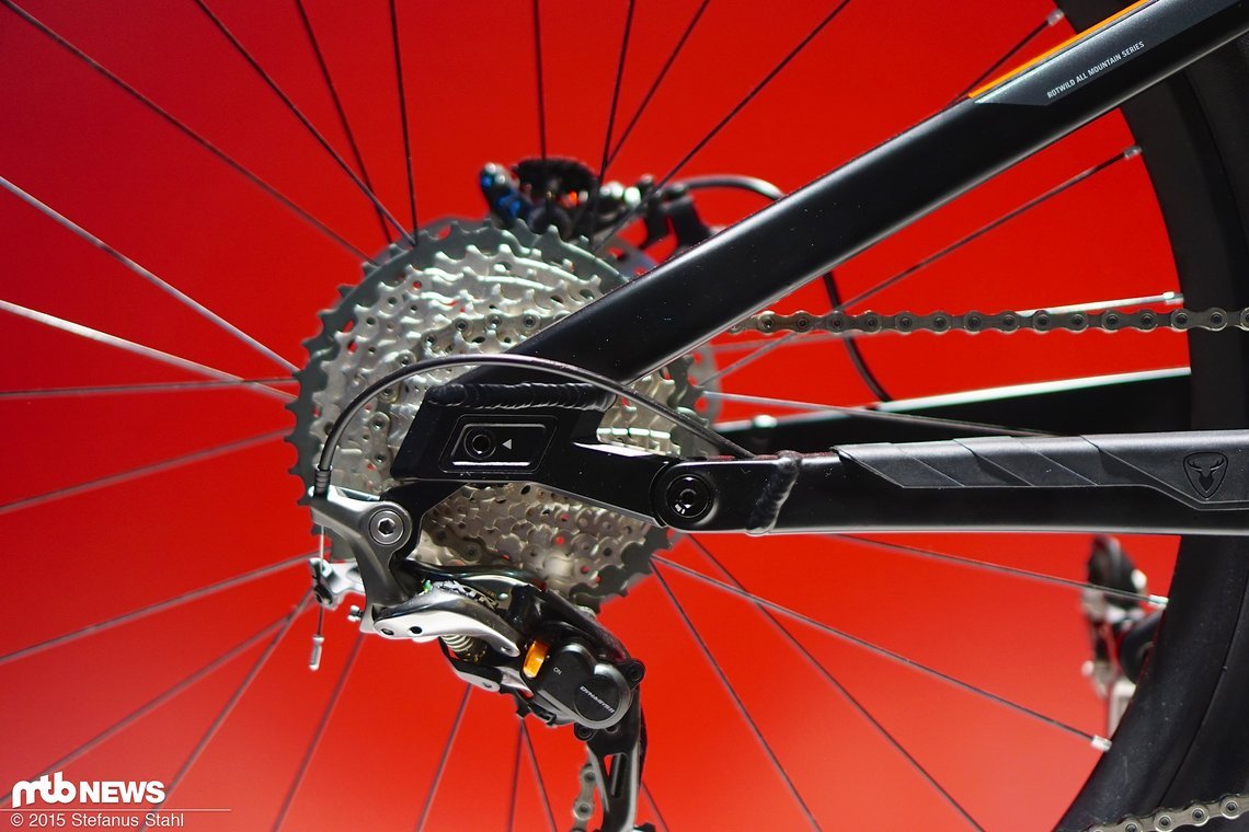 Der Flipchip im Ausfallende ist das Herz der Variabilität des Bikes
