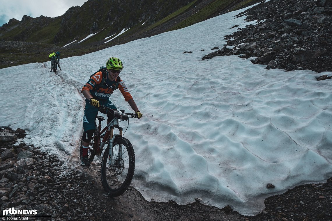 Hoch oben ist auch Ende Juni noch mit Schnee zu rechnen