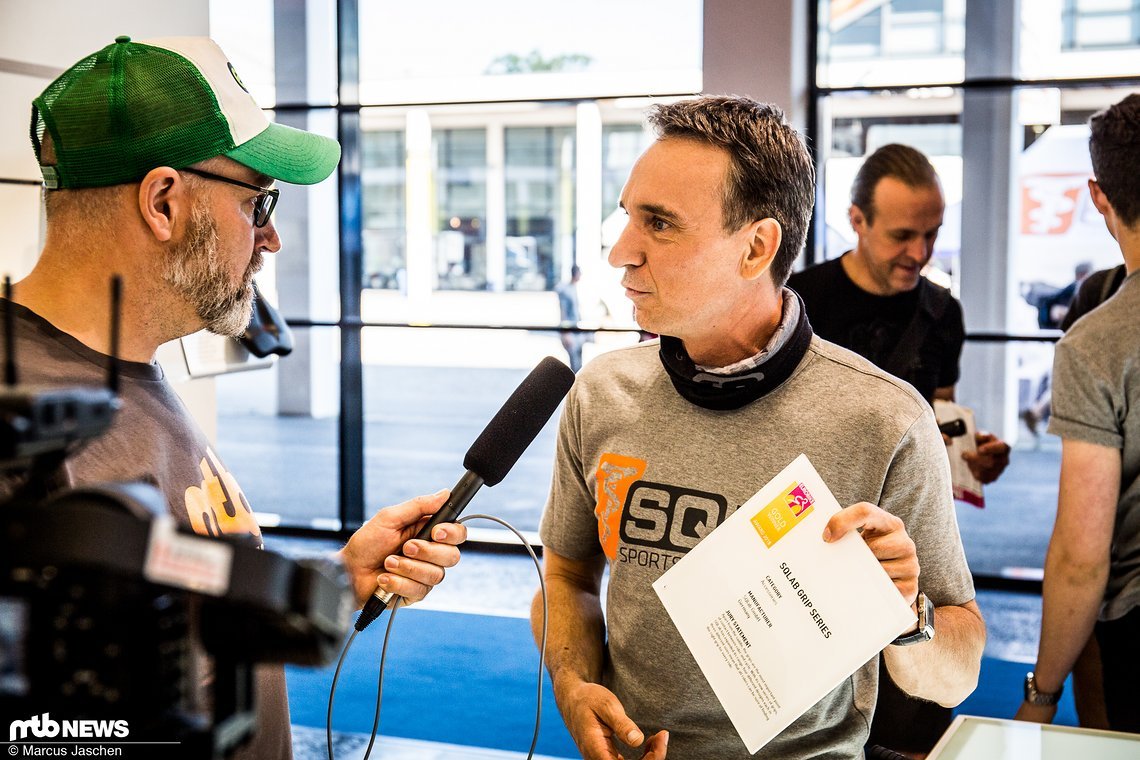 Toby ist stolz auf den Eurobike Gold Award