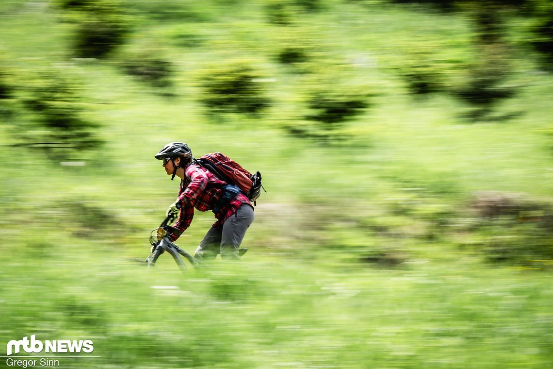 Auf dem Trail können jung und alt Spaß haben, wie es sich für einen Flowtrail gehört.