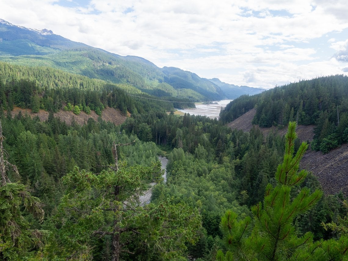 Aussicht auf viel Natur