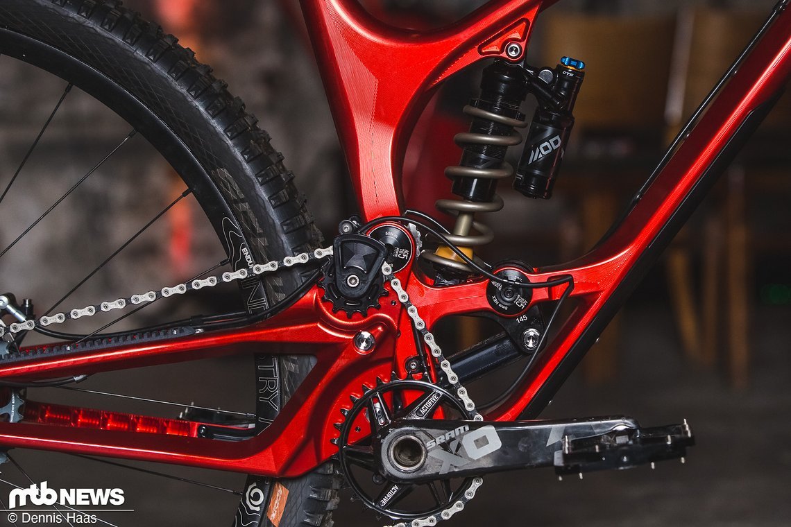Ein besonderes Bike benötigt natürlich auch eine besondere Ausstattung