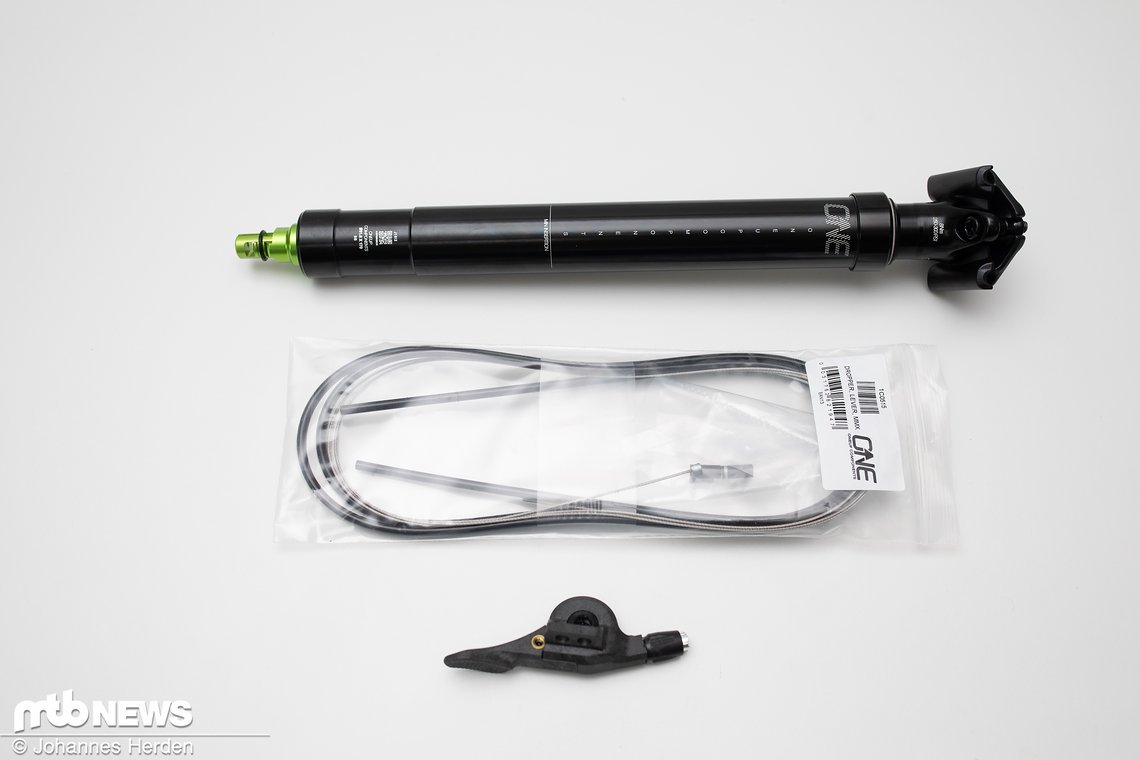 Kein Schnickschnack: Für eine optimale Funktion benötigt man nur die Stütze, das entsprechende Kabel mit Bowdenzug plus Trigger