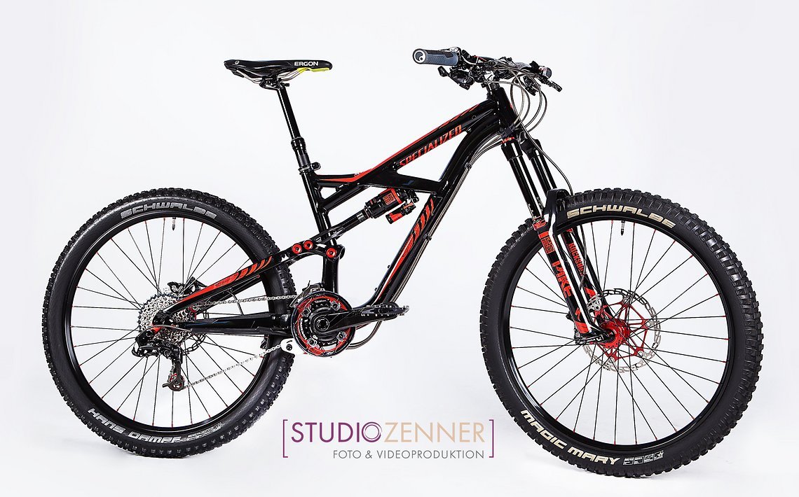 Nachher: mein vollständig überarbeitetes Specialized Enduro Comp als Bike der Woche