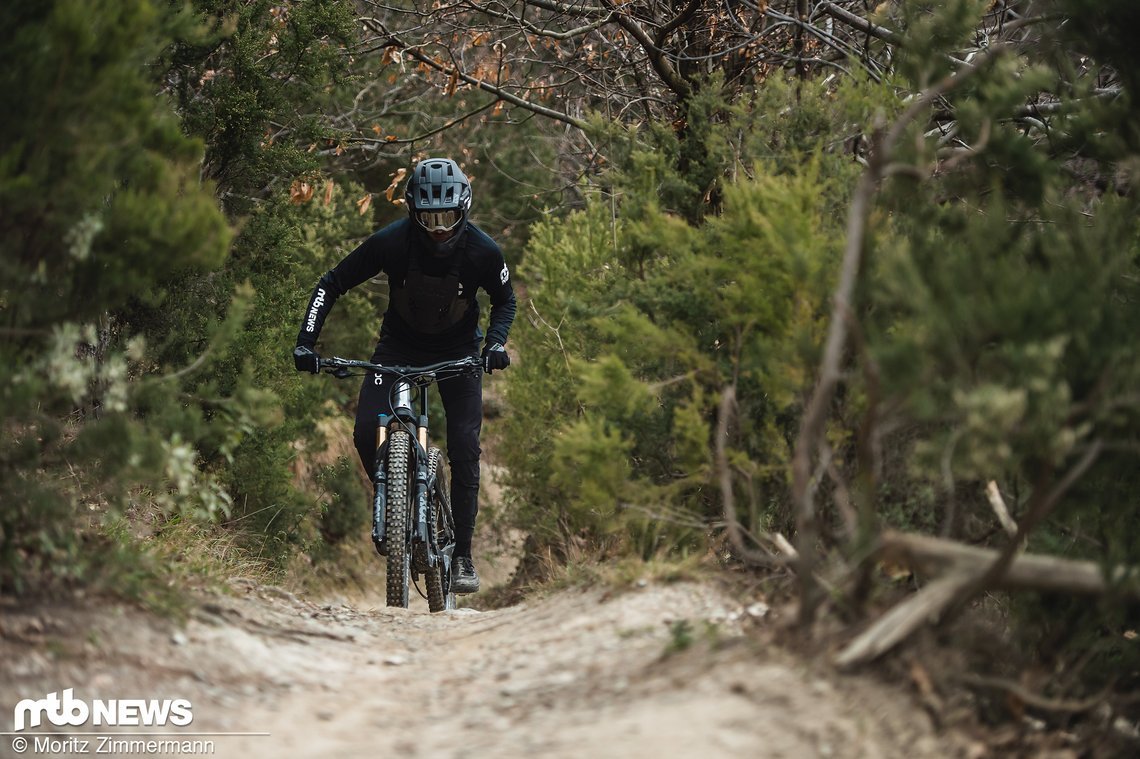 Bergauf macht das Canyon Strive eine sehr gute Figur