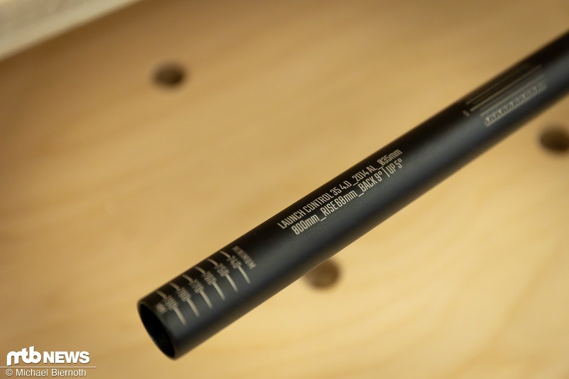 Der Launch Control Lenker wird zukünftig ebenfalls in 31,8 mm Klemmung erscheinen.