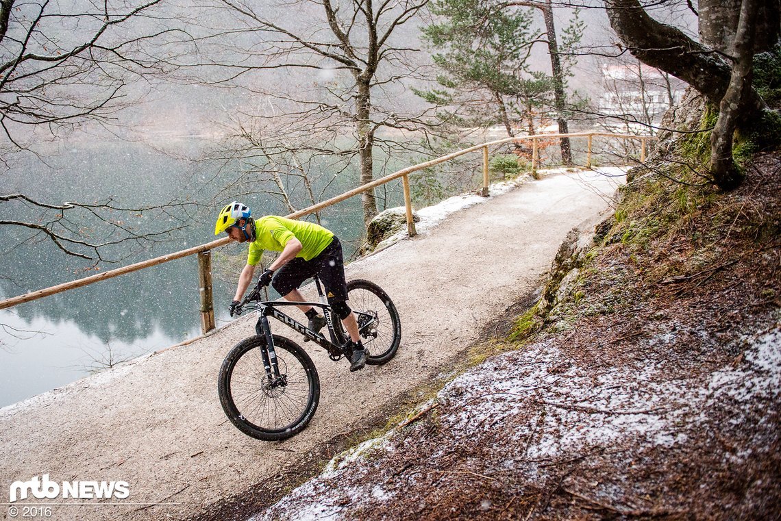 Die letzten guten Bedingungen wurden genutzt, bevor der Winter eingebrochen ist.