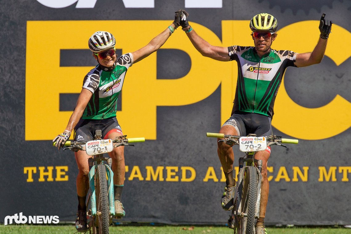 Jenny Rissveds und Thomas Frischknecht machen die Scott-SRAM Party perfekt!
