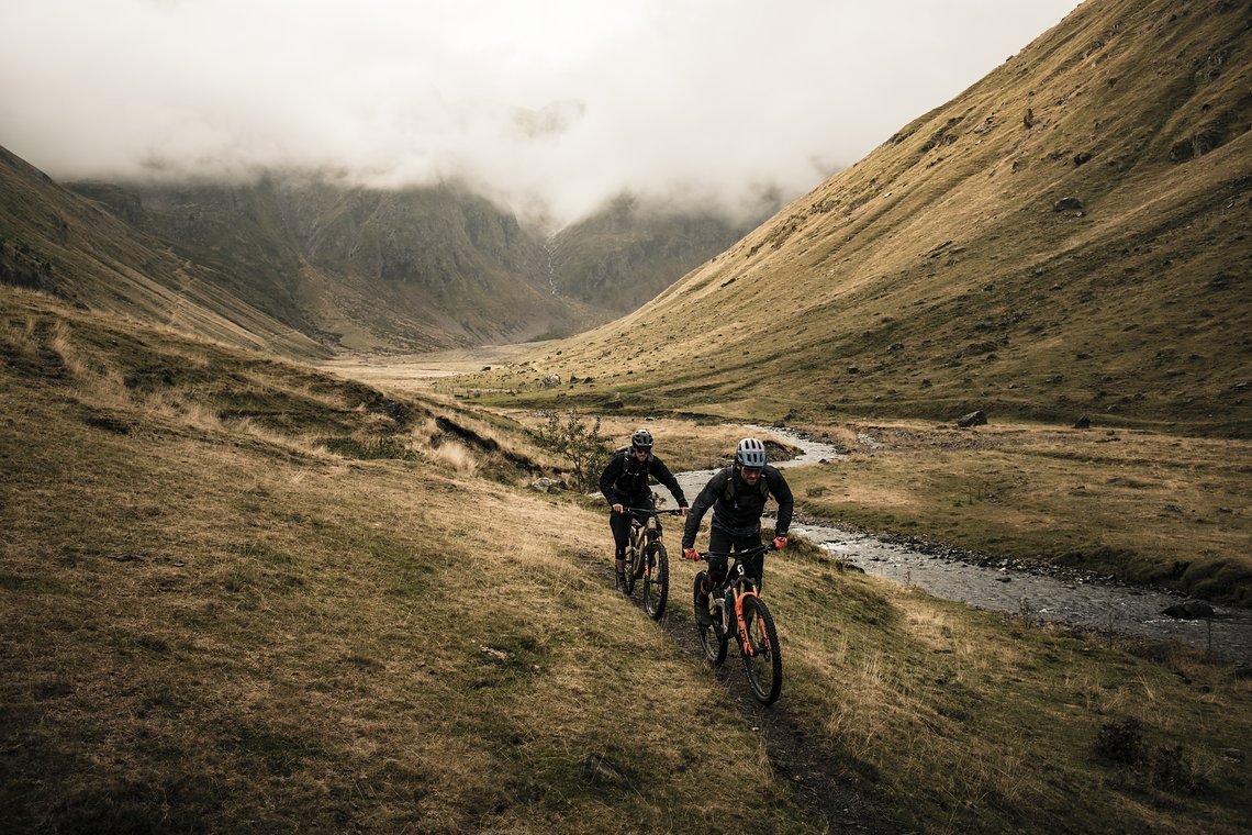 Der lange Trail talauswärts endete im französischen Aragnouet