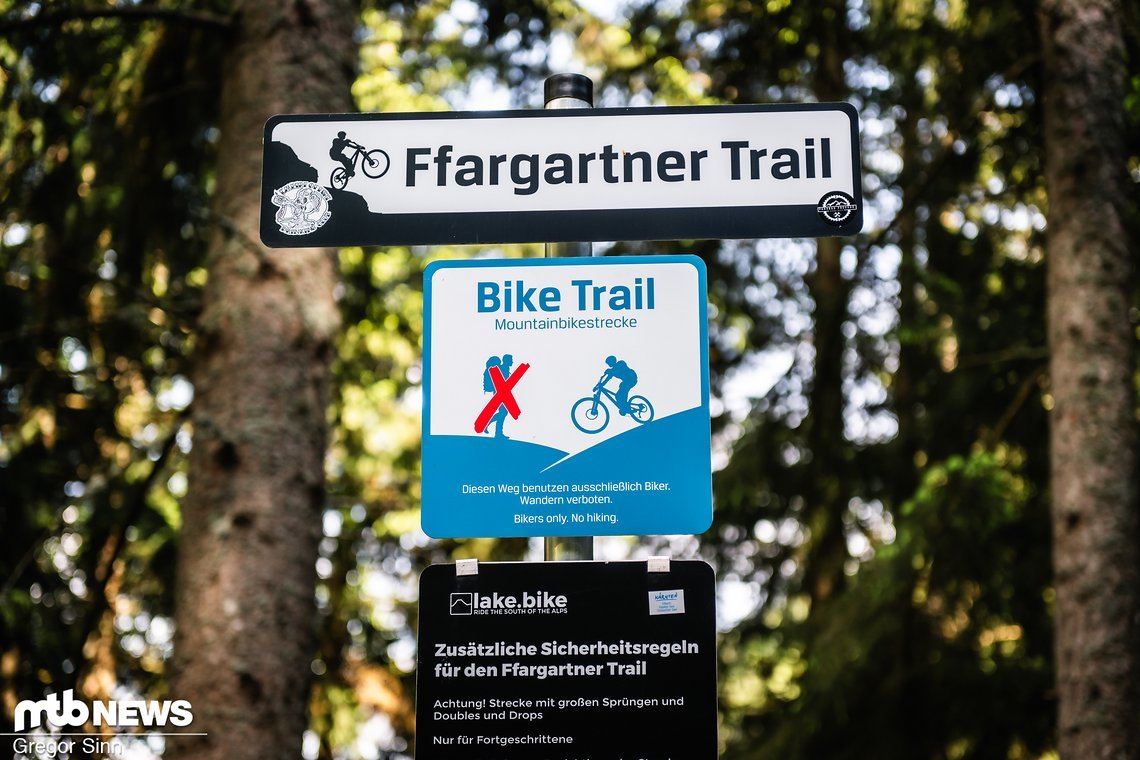Der Ffargartner Trail gehört zu den technisch anspruchsvollsten Strecken am Faaker See.