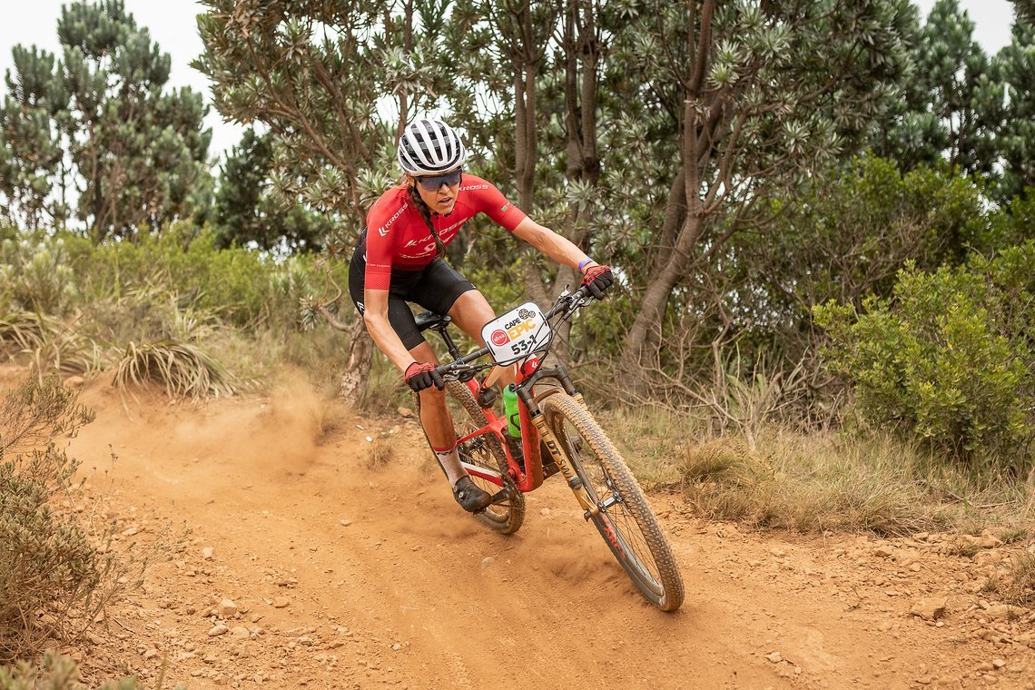 Ariane Luthi from Kross-Spur Racing during the Prologue of the 2019 Absa Cape Epic Mountain Bike stage race held at the University of Cape Town in Cape Town, South Africa on the 17th March 2019.

Photo by Xavier Briel/Cape Epic

PLEASE ENSURE THE