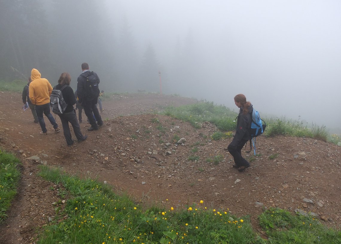 Doubles und Anlieger nach dem Rockgarden