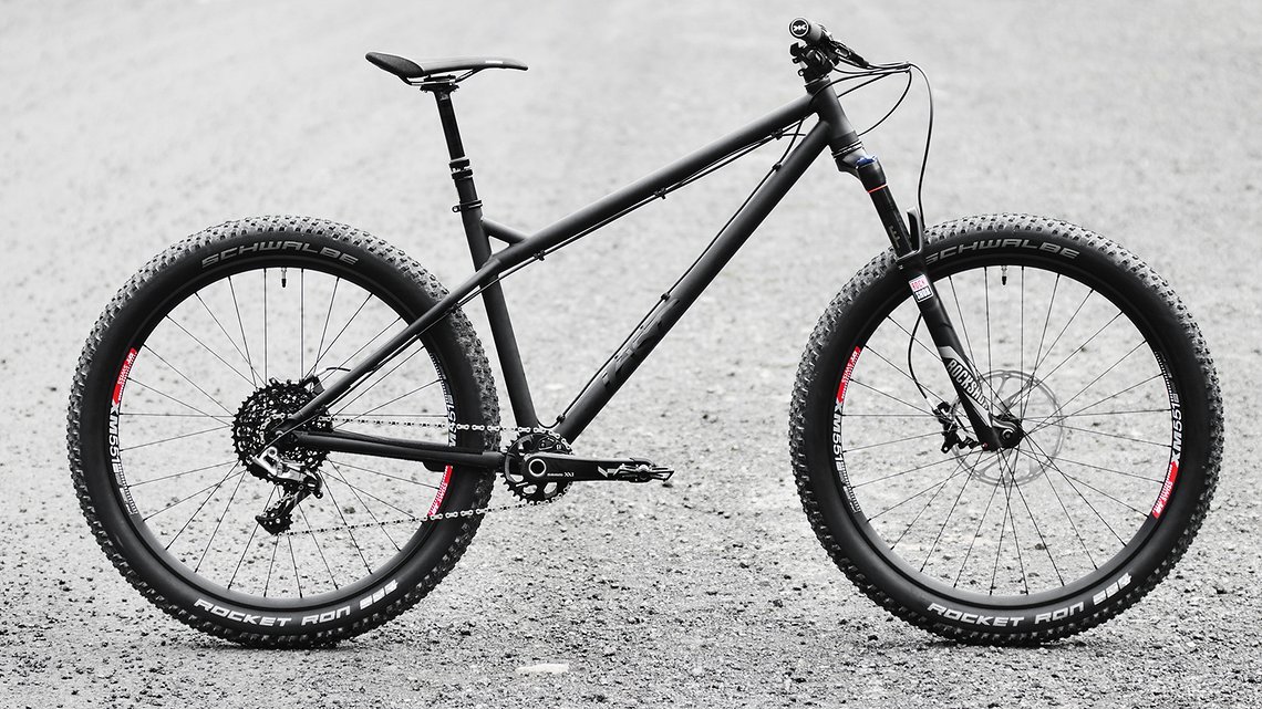 Hier mit 650b+ Reifen