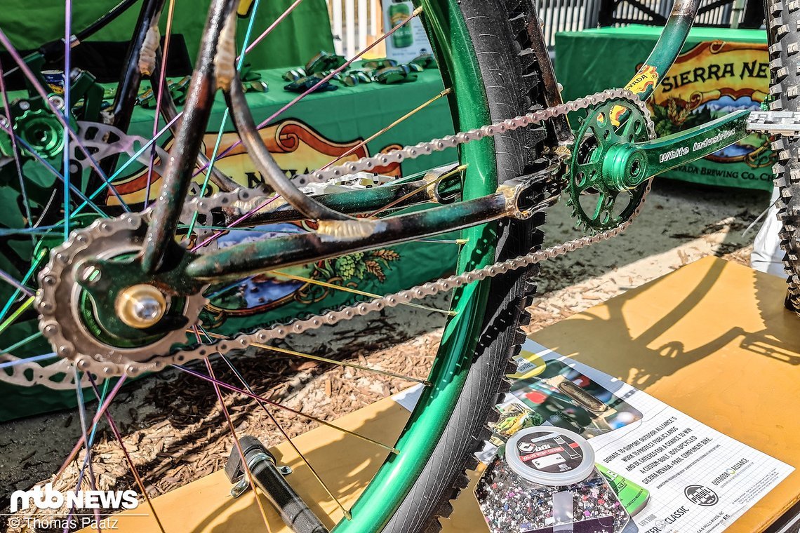 Der Antrieb kommt von White Industries