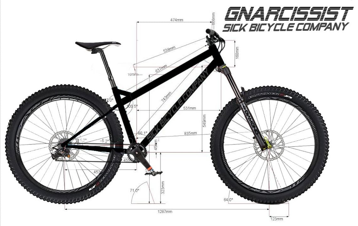 Das Erstlingswerk: Sick Bicycles Gnarcissist