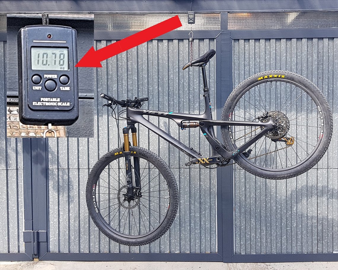 10,78 kg sind eine echte Ansage für ein Trailbike