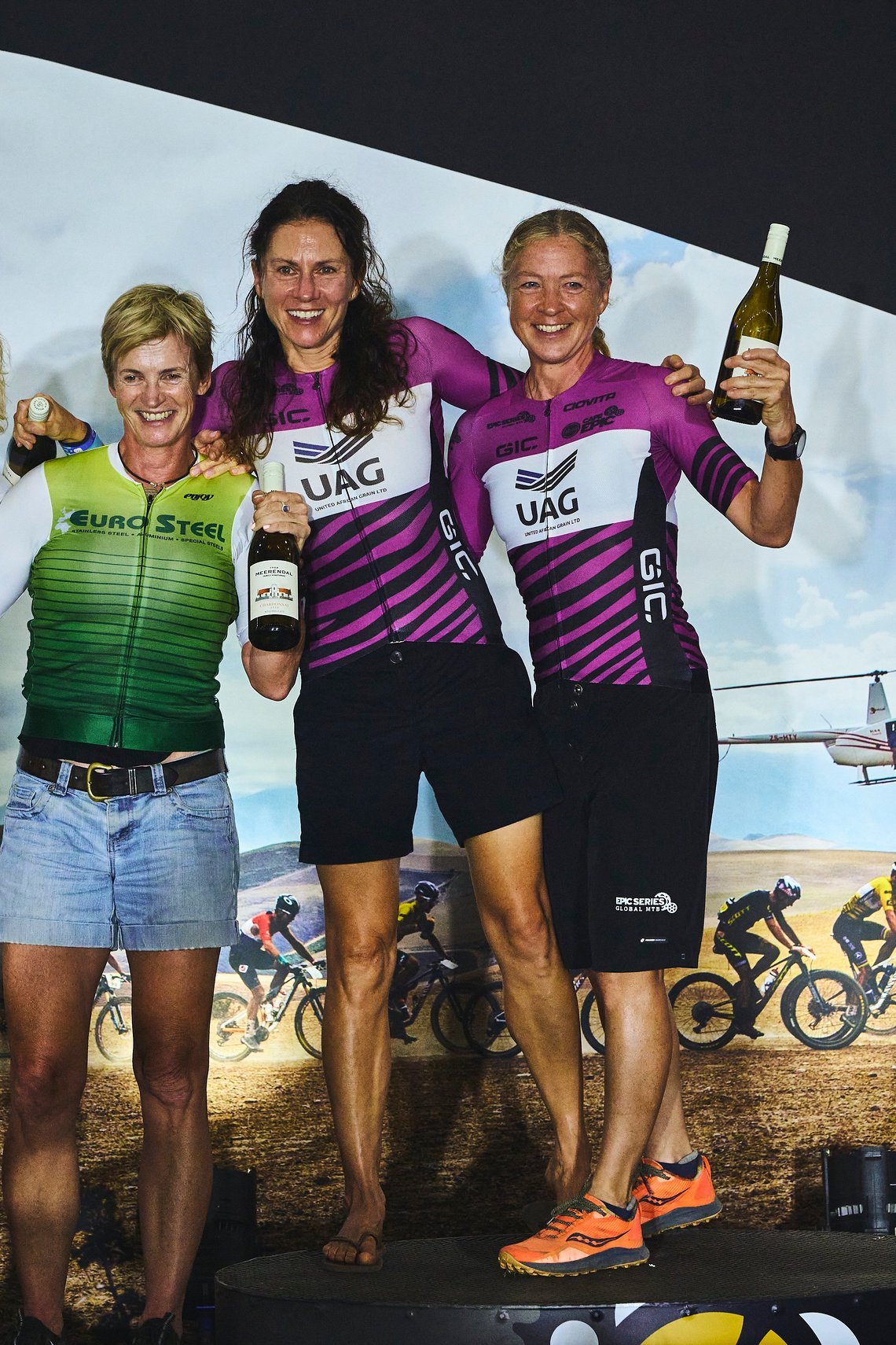during Stage 1 of the 2025 Absa Cape Epic Mountain Bike stage race held at Meerendal Wine Estate, Cape Town, South Africa on the 17th March 2025. Photo by Michael Chiaretta/Cape Epic
PLEASE ENSURE THE APPROPRIATE CREDIT IS GIVEN TO THE PHOTOGRAPHER A