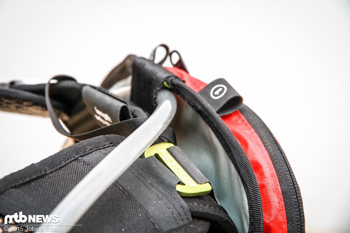 Ebenso am Übergang zum Rucksack