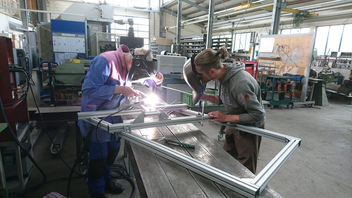 Nach der Planung wird gebaut!