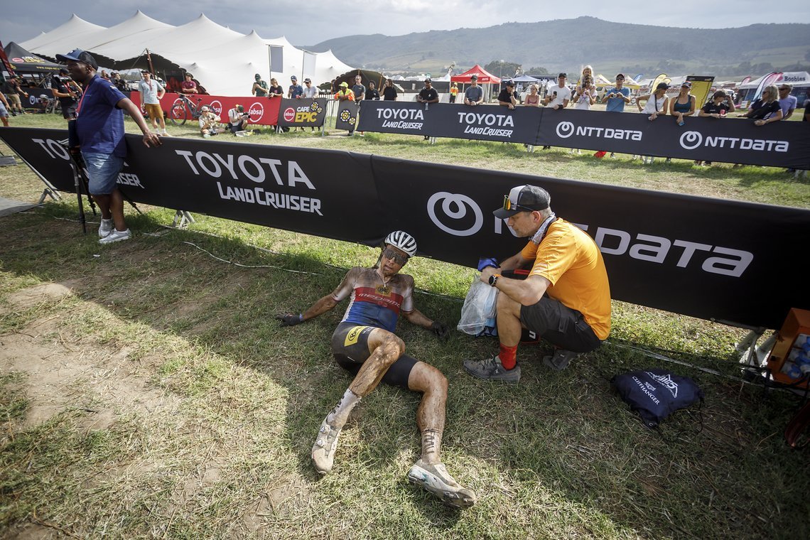 Martin STOŠEK during Stage 4 of the 2025 Absa Cape Epic Mountain Bike stage race held at Fairview, Paarl, Cape Town, South Africa on the 20th March 2025. Photo by Nick Muzik/Cape Epic
PLEASE ENSURE THE APPROPRIATE CREDIT IS GIVEN TO THE PHOTOGRAPHER 