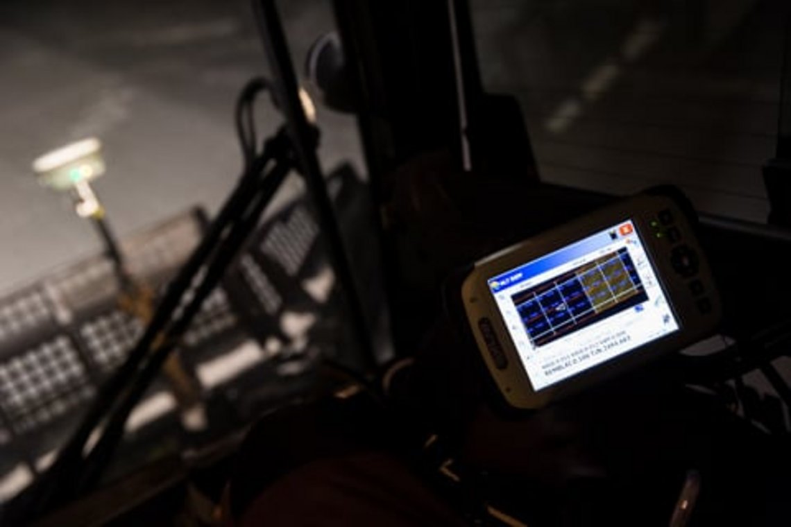 ... mithilfe von GPS-Daten wird alles geebnet