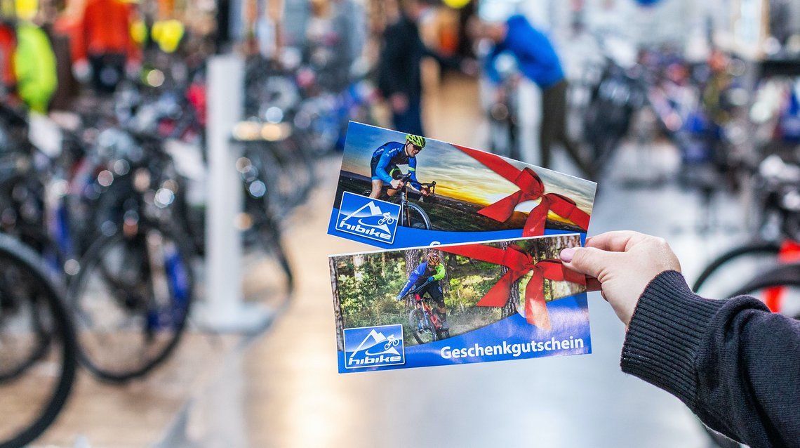 Entspannt shopppen bei Hibike – dank eines Geschenkgutscheines!