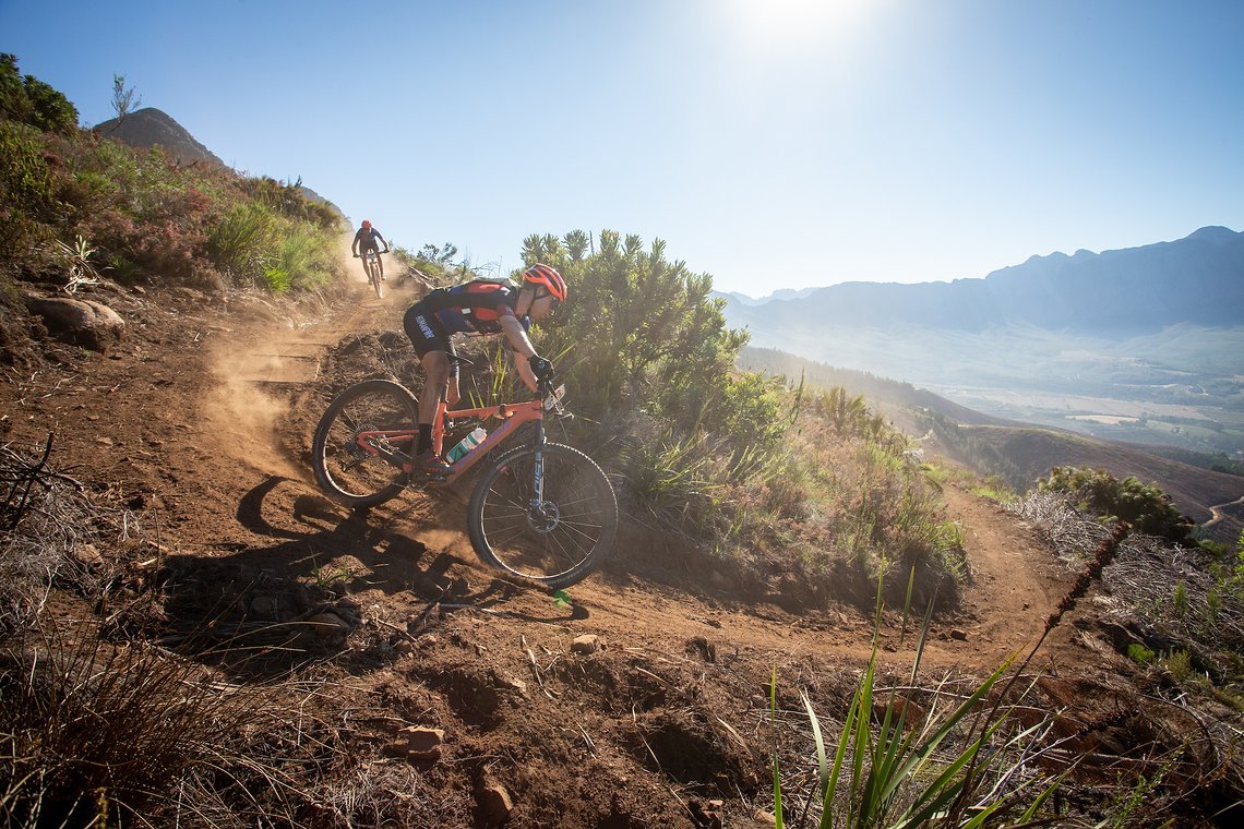 Frans Claes during stage 1 of the 2022 Absa Cape Epic Mountain Bike stage race from Lourensford Wine Estate to Lourensford Wine Estate, South Africa on the 21st March 2022. Photo by Nick Muzik/Cape Epic
PLEASE ENSURE THE APPROPRIATE CREDIT IS GIVEN T