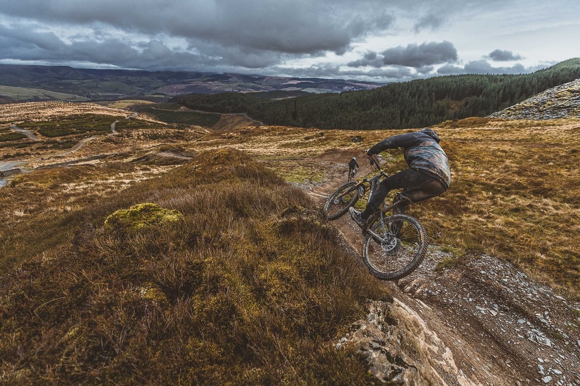 Der Dyfi Bikepark in Wales