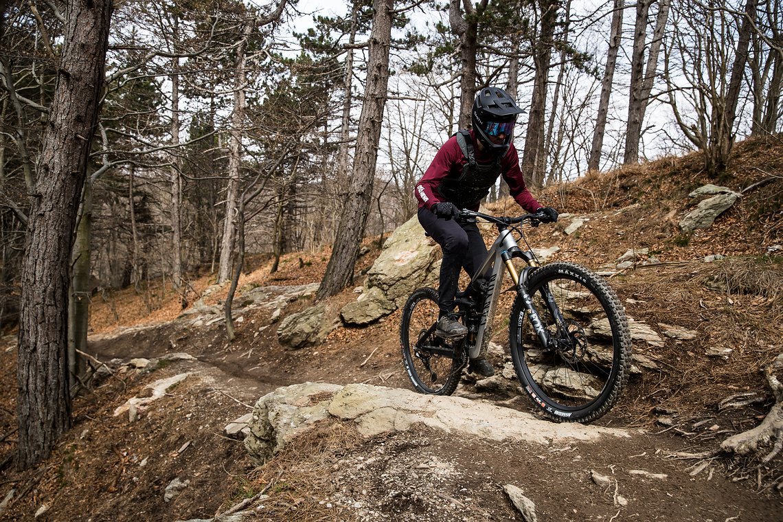 Bergauf ist das Canyon Strive dank des Shapeshifters sehr gut unterwegs