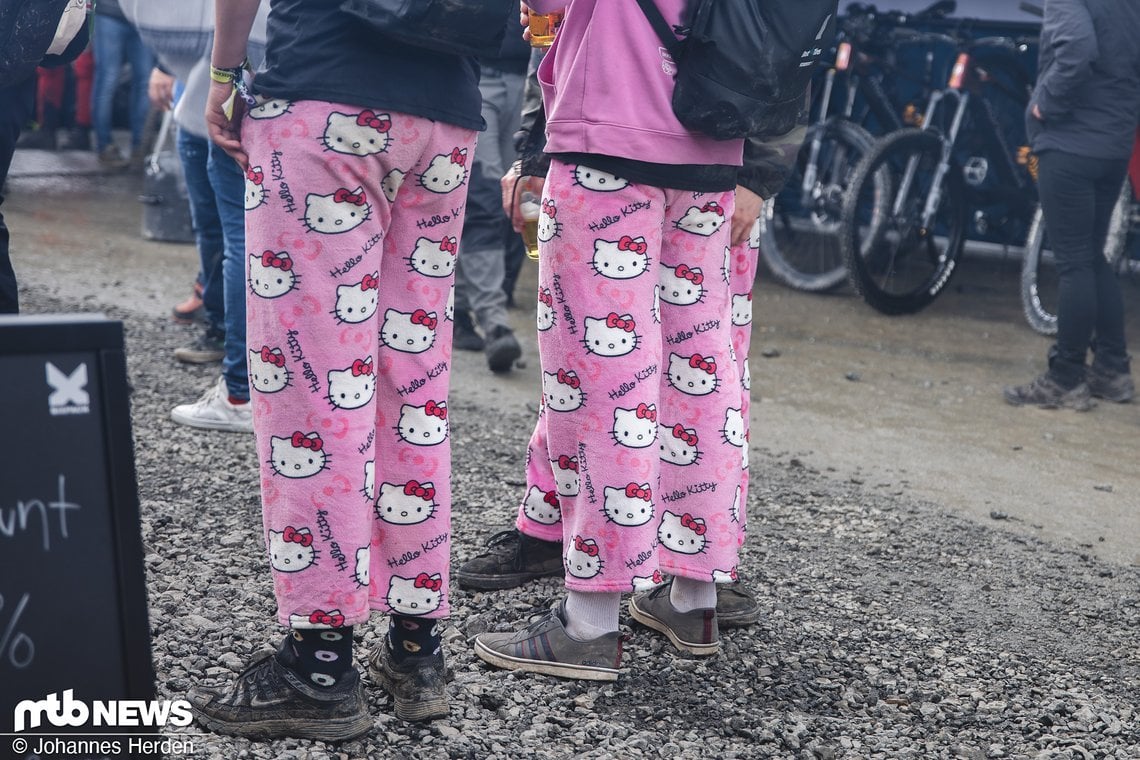 Hello Kitty-Hosen lagen in diesem Jahr im Trend.